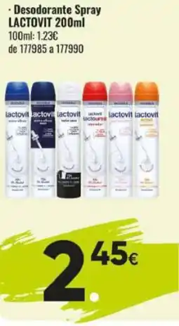 Family Cash LACTOVIT Desodorante Spray oferta