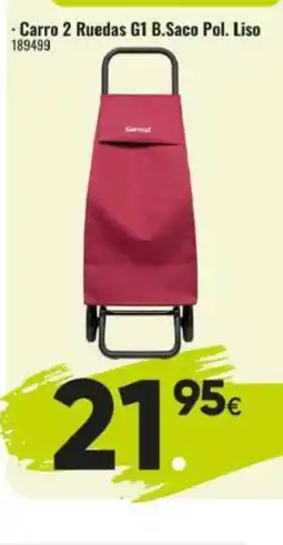 Family Cash Carro 2 Ruedas G1 B.Saco Pol. Liso oferta