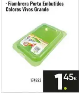 Family Cash Fiambrera Porta Embutidos Colores Vivos Grande oferta