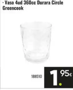 Family Cash Vaso 4ud 360cc Durara Circle Greencook oferta