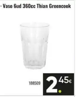 Family Cash Vaso 6ud 360cc Thian Greencook oferta
