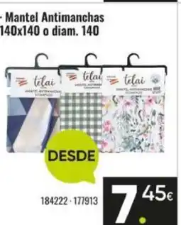Family Cash Mantel Antimanchas oferta