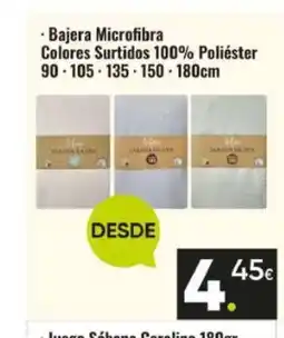Family Cash Bajera Microfibra Colores Surtidos 100% Poliéster oferta