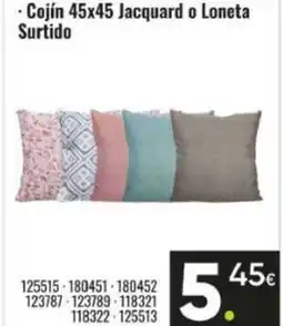 Family Cash Cojín 45x45 Jacquard o Loneta oferta