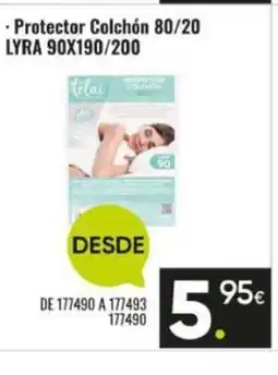 Family Cash LYRA Protector Colchón 80/20 oferta