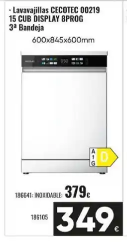 Family Cash CECOTEC Lavavajillas oferta