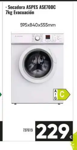 Family Cash ASPES Secadora ASE700C oferta
