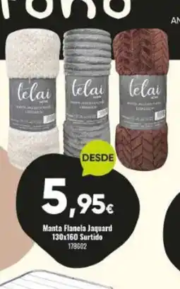 Family Cash Manta Flanela Jaquard oferta
