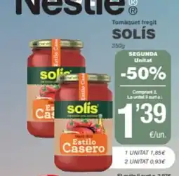 SPAR Fragadis SOLÍS Tomàquet fregit oferta