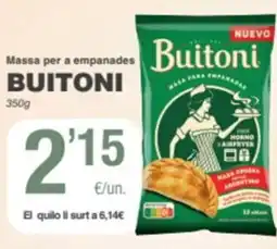 SPAR Fragadis BUITONI Massa per a empanades oferta