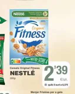 SPAR Fragadis NESTLÉ Cereals Original Fitness oferta