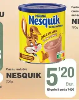 SPAR Fragadis NESQUIK Cacau soluble oferta
