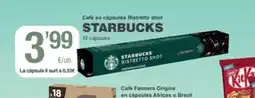 SPAR Fragadis STARBUCKS Café en càpsules Ristretto shot oferta