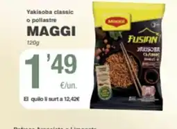 SPAR Fragadis MAGGI Yakisoba classic o pollastre oferta