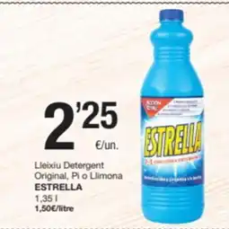 SPAR Fragadis ESTRELLA Lleixiu Detergent Original, Pi o Llimona oferta