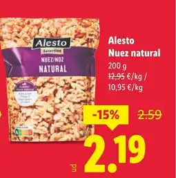 Lidl ALESTO Nuez natural oferta
