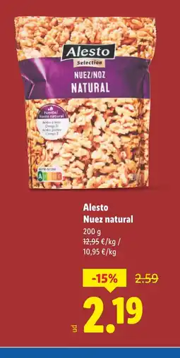Lidl ALESTO Nuez natural oferta
