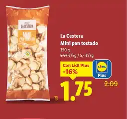 Lidl LA CESTERA Mini pan tostado oferta