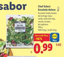 Lidl CHEF SELECT Ensalada deluxe oferta