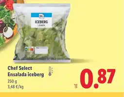 Lidl CHEF SELECT Ensalada iceberg oferta
