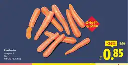 Lidl Zanahorias oferta