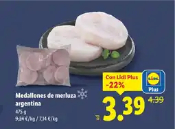 Lidl Medallones de merluza argentina oferta