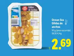 Lidl OCEAN SEA Gildas de anchoa oferta