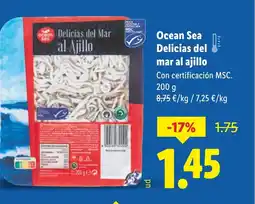 Lidl OCEAN SEA Delicias del mar al ajillo oferta