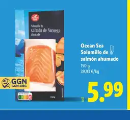 Lidl OCEAN SEA Solomillo de salmón ahumado oferta