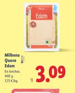 Lidl MILBONA Queso Edam oferta