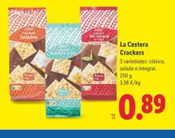 Lidl LA CESTERA Crackers oferta
