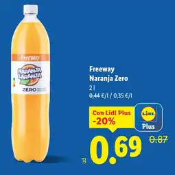 Lidl FREEWAY Naranja Zero oferta