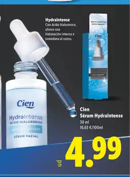 Lidl CIEN Sérum HydraIntense oferta