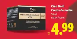 Lidl CIEN GOLD Crema de noche oferta