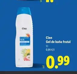 Lidl CIEN Gel de baño frutal oferta