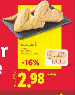 Lidl Alas de pollo oferta