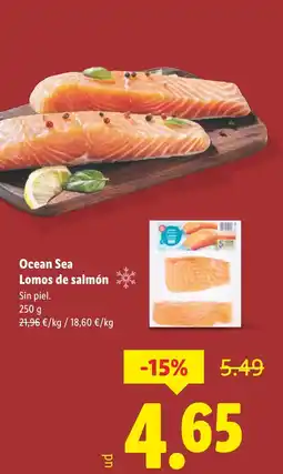 Lidl OCEAN SEA Lomos de salmón oferta