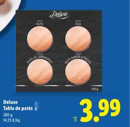 Lidl DELUXE Tabla de patés oferta
