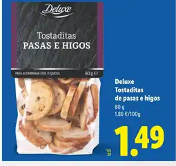 Lidl DELUXE Tostaditas de pasas e higos oferta