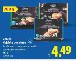 Lidl DELUXE Hojaldre de salmón oferta