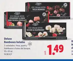 Lidl DELUXE Bombones helados oferta