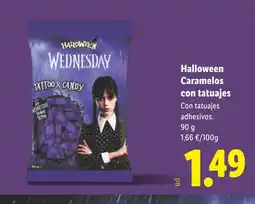 Lidl HALLOWEEN Caramelos con tatuajes oferta