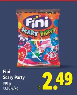 Lidl FINI Scary Party oferta