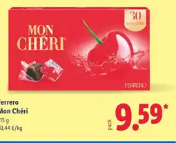 Lidl FERRERO Mon Chéri oferta