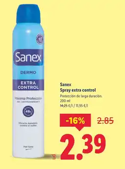 Lidl SANEX Spray extra control oferta