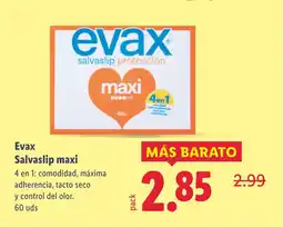 Lidl EVAX Salvaslip maxi oferta