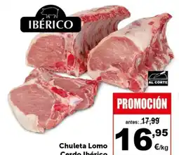 Masymas Chuleta Lomo Cerdo Ibérico oferta