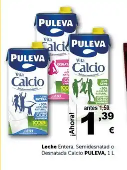Masymas PULEVA Leche Entera, Semidesnatad o Desnatada Calcio oferta