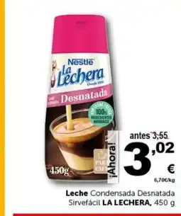 Masymas LA LECHERA Leche Condensada Desnatada Sirvefácil oferta