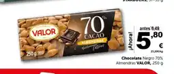 Masymas VALOR Chocolate Negro 70% Almendras oferta